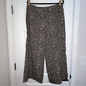 Coldwater Creek Wide Leg Palazzo Side Zipper Pants